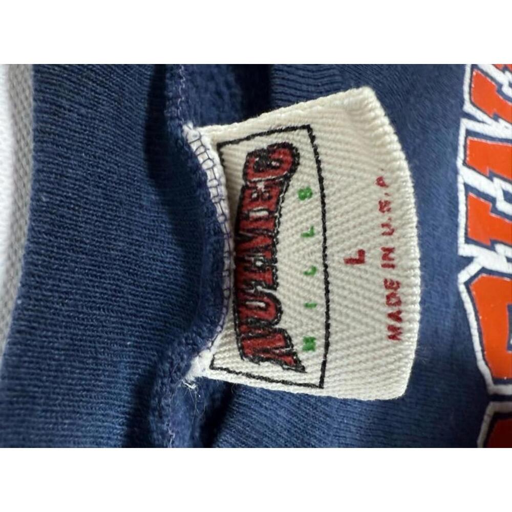 Nutmeg Mills Vintage UVA Sweatshirt Navy Blue Size Large - Picture 4 of 6